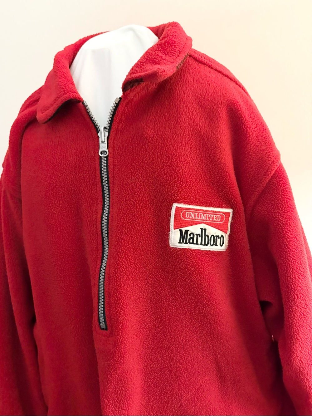 Vintage Men’s Marlboro Fleece 3/4 Zip